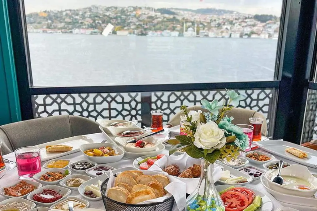 Breakfast on the Bosphorus in Istanbul