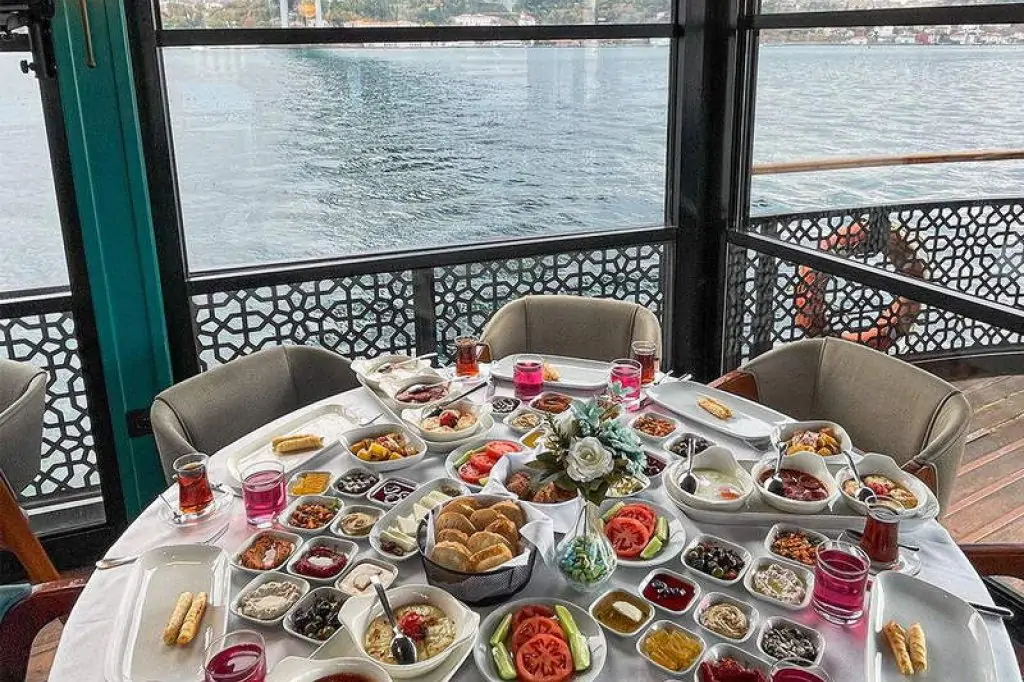 Breakfast on the Bosphorus in Istanbul