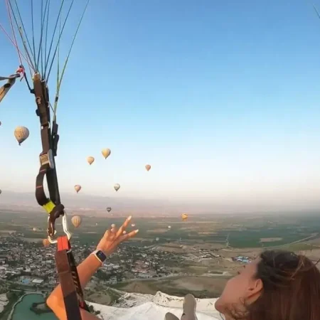 Paragliding in Pamukkale